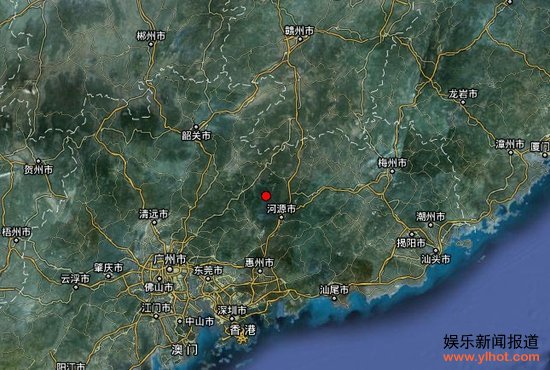 广东河源东源县发生4.8级地震 震源深度13 千米